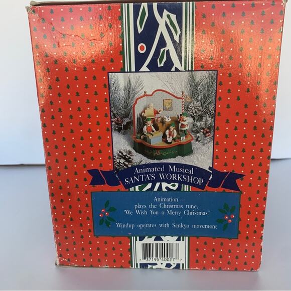 Vintage Animated Musical Santa's Workshop - Picture 4 of 15